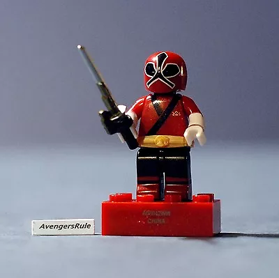 Mega Bloks Power Rangers Series 2 Metallic Red Ranger Samurai Mode Common • $1