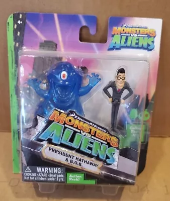 Monsters Vs Aliens2 Mini Figure Pack HathawayB.O.B.2009 NIP • $34.99