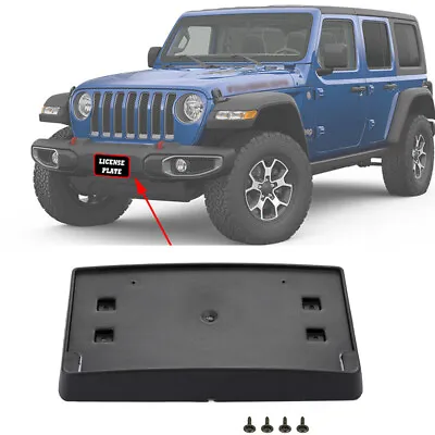 License Plate Mounting Bracket Holder OE 68293738AA For 2018-23 Jeep Wrangler JL • $15.99