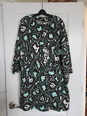 Marina Rinaldi NEW $1290 Green Duster Coat 'Chelsea' Size MR 31/ US 22W • $120