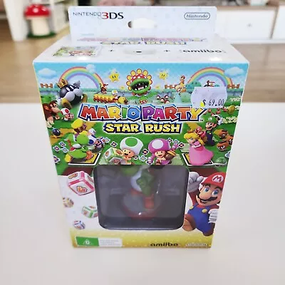 Mario Party Star Rush + Nintendo 3DS NFC Reader/Writer + Amiibo Boxed Edition • $69.95