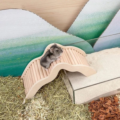 £9.64 • Buy Small Animals Climbing Ladder Hamster Chew Toys Cage Accessories Ramp Bridge