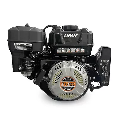 Lifan 7 HP 3/4 In. Horizontal Shaft Electric Start Gas Engine Recoil 212cc • $139