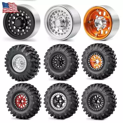 1.9'' 108mm 1/10 Scale Tires Wheel Rims For 1/10 D90 SCX10 RC Rock Crawler Parts • $66.69