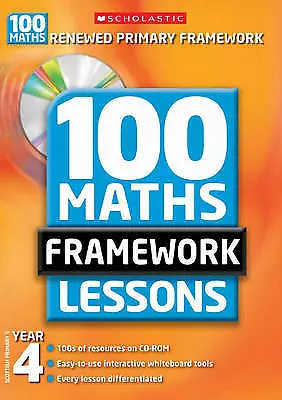 100 New Maths Framework Lessons For Year 4 (100  Ann Montague-Smith Claire Tut • £13
