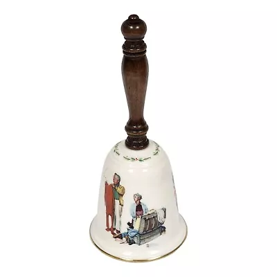 Norman Rockwell 1980 Gorham Fine China Bell  Chilly Reception  Vintage Americana • $13.19