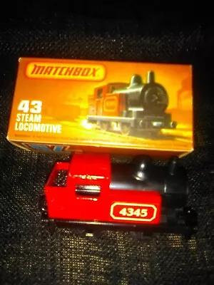1978Steam Locomotive Matchbox In Original Box. • $75