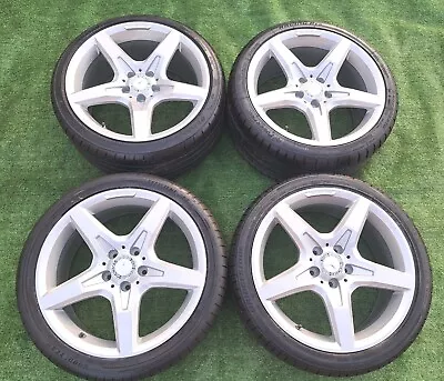 Set 4x Genuine Mercedes R172 SLK AMG Alloy Wheels 7.5 1724012602 8.5 A1724012702 • $1261.69