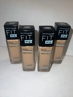 Maybelline Fit Me Matte + Poreless  Liquid Foundation #130 BUFF BEIGE 2 Pack Lot • $14.99