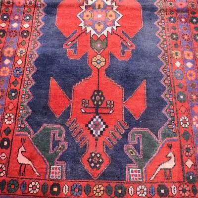 $479.20 • Buy 3'6 X 10' Vintage S Antique Tribal Handmade Wool Runner Bird Rug Oriental Carpet