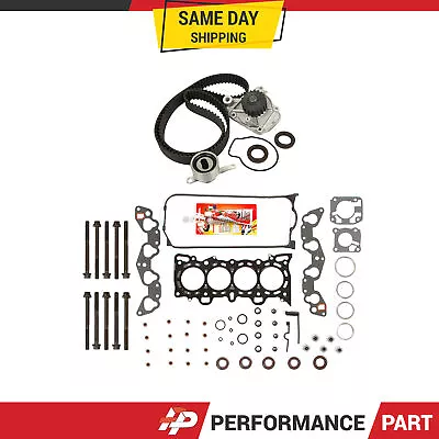 Head Gasket Set MLS Timing Belt Kit Fit 92-95 Honda Civic VTEC 1.6 D16Z6 • $99