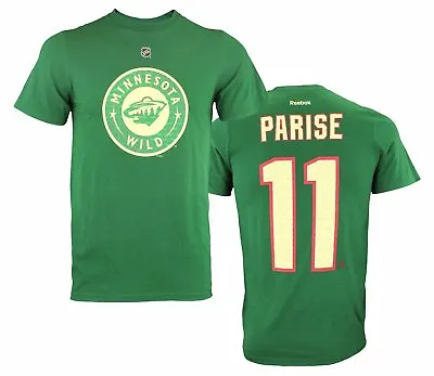 $14.99 • Buy NHL Men's Minnesota Wild #11 Zach Parise  Tri-Matrix  Player Jersey T-Shirt