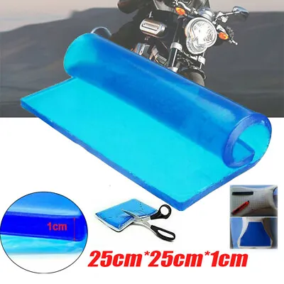 25x25x1cm Motorcycle Seat Gel Pad Shock Absorption Mat Comfortable Soft Cushion • $20.41