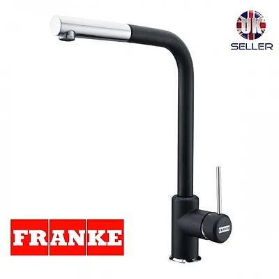 £129 • Buy Franke Sirius Side Chrome/black Finish Mixer Kitchen Tap Pull Out Spray New!