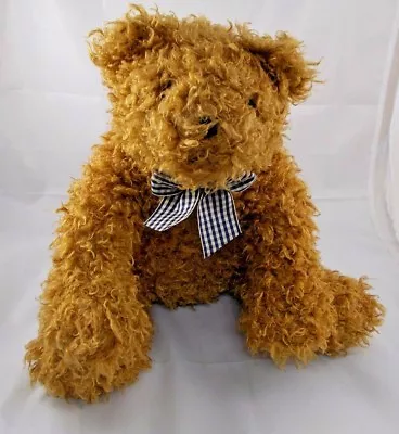 Melissa Doug Lifelike Lovable Teddy Bear Plush Doll Sits 13 Inch Stuffed Animal • $8.05