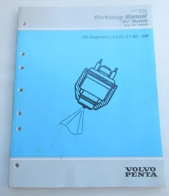 Volvo Penta TBI Diagnostic (4.3 Gi 5.7 Gi)-GM Workshop Manual 7788853-5 • $29.95