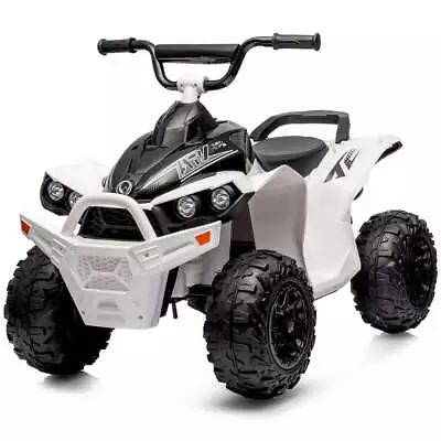 NNEMB Electric Ride On Quad Bike ATV Toy Car-White • $749.99