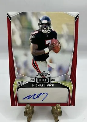 2023 Leaf Draft - Autographs Red #BA-MV1 Michael Vick (Auto) • $20