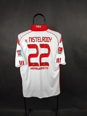 £95.99 • Buy Hamburger SV 2010/11 R. Van Nistelrooy #22 Home Football Shirt Adidas Rare HSV
