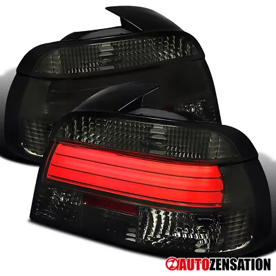 Fit 1997-2000 BMW E39 5-Series 525i Smoke LED Bar Tail Lights Rear Brake Lamps • $135.99