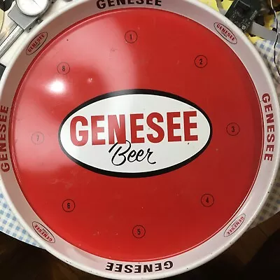 Vintage Genesee Brewing Company Beer Tray 12” Breweriana Man Cave Bar Decor NY • $22.80