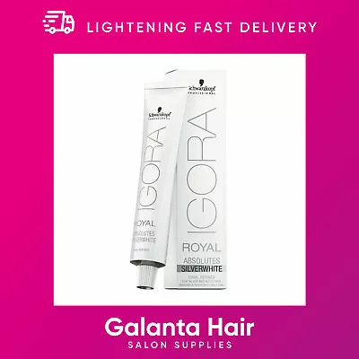 Schwarzkopf Igora Royal Absolutes Silverwhite ⭐️ Lightening Fast Delivery • £7.99