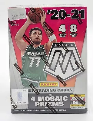 2020-21 Panini Mosaic Basketball Sealed Blaster Box #3 Q1524 • $1