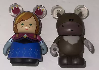 Disney Vinylmation Frozen Anna & Sven 3” Figures Lot Of 2 • $17.95