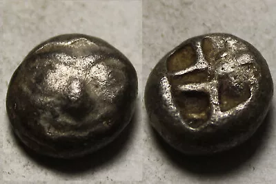 Rare Genuine Ancient Greek Silver Coin Parion Mysia Gorgona Medusa/cruciform 4BC • $52