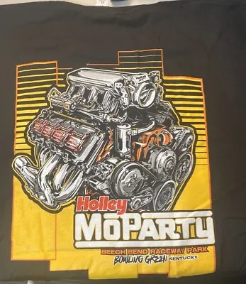 MOPARTY Modern Engine T-Shirt 2022 (410) Black Men's 100% Cotton Mopar NHRA • $29.75