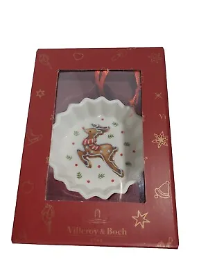 Villeroy & Boch WINTER BAKERY DECORATION Raindeer ORNAMENT Cake Cup 3 Around NIB • $16.75