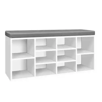 $78.68 • Buy Artiss Shoe Cabinet Bench Shoes Storage Rack Organiser White Shelf Cupboard Box