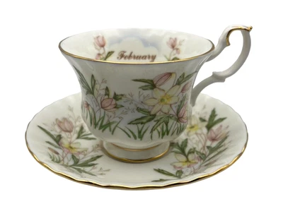 $25 • Buy Royal Albert Bone China Tea Cup With Saucer Wild Flower Of The Month February