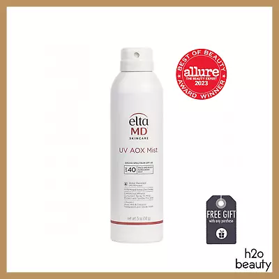 Elta MD UV AOX Mist Broad-Spectrum SPF 40 Face Body 5 Oz EXP 07/26 *NEW IN BOX* • $36