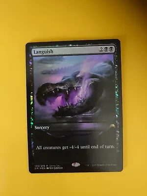 Magic The Gathering Card. Languish  FOIL Game DAy Origins Rare   As Pics • £1.83