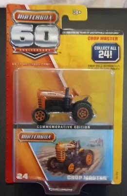 2012 Matchbox 60th Anniversary CROP MASTER TRACTOR 24/24 Orange • $10.39