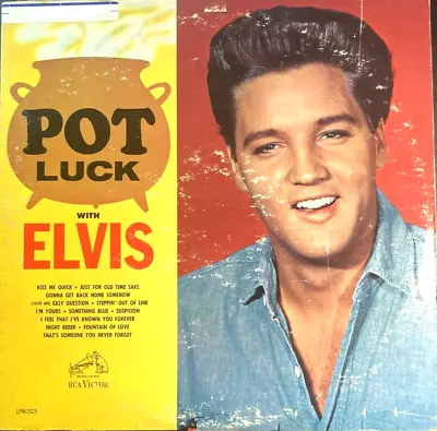 Authentic ELVIS Presley / POT LUCK  / RCA Records / Vinyl LP / • $16.75