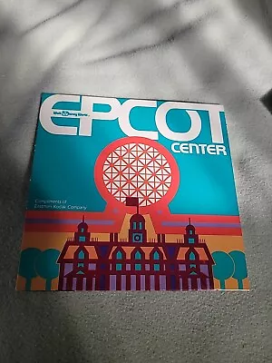 1982 Guide Map Disney Epcot Center Brochure Eastman Kodak Company Wheel Dial  • $10.95