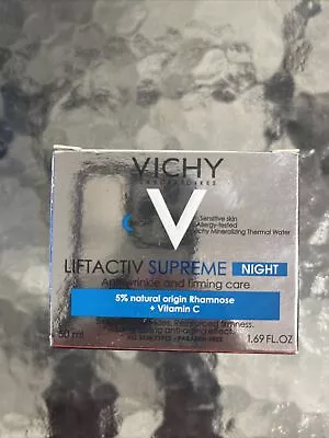 Vichy Liftactiv Supreme Night Cream Anti-Wrinkle And Firming Care ~ 50Ml.  • $34.95