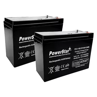 12v 10Ah Sealed Lead Acid Battery For Schwinn Mongoose Electric Chair 2 Pack • $47.88