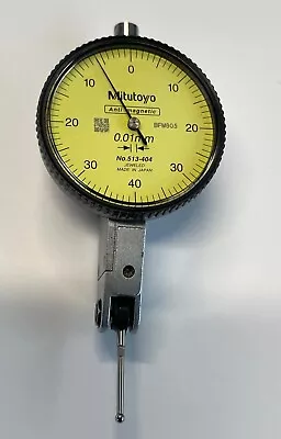 Mitutoyo 513-404 Dial Test Indicator 0.8mm Range 0.01mm Graduation • $88.50