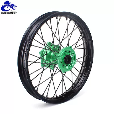 $295.83 • Buy For Kawasaki KX250 KX450 19 X2.15  Spoked Rear Wheel Set KX250F KX450F 2006-2018