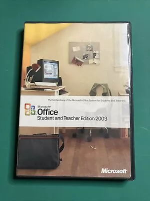 Microsoft Office Student And Teacher Edition 2003. Word Excel Etc. VERY GOOD. • $5.99