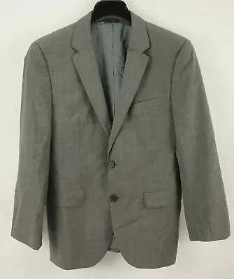 Hugo Boss James4 Sharp6 Guabello Super 120s Men 38R Gray Lightweight Wool Blazer • $39.98