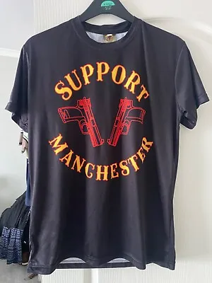 Support Fat Mexican Manchester Black T Shirt Size Small • £5.99