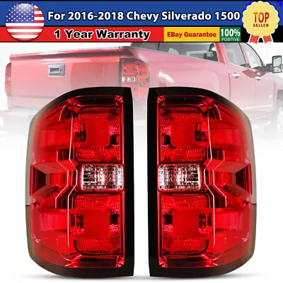 For 14-18 Chevy Silverado 1500 2015-2019 Silverado 2500HD 3500HD Tail Lights Set • $95.99