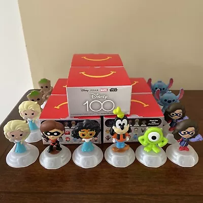 McDonalds Disney 100th Happy Meal Toys 6 New Boxes And 12 More Figures 24 Total • $13.99