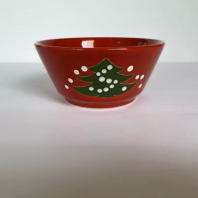 Waechtersbach Christmas Tree Bowl Germany 5 Inch Diameter • $21.99