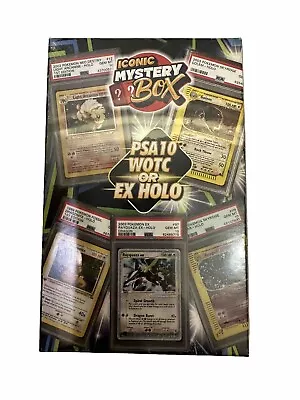 Iconic Mystery Psa 10 Wotc/ex Holo PokÉmon Box Sold Out! $799 • $102.50