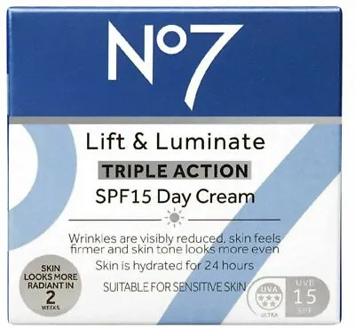 No7 Lift & Luminate Protect & PerfectRestore & Renew All Day And Night Creams  • £18.99
